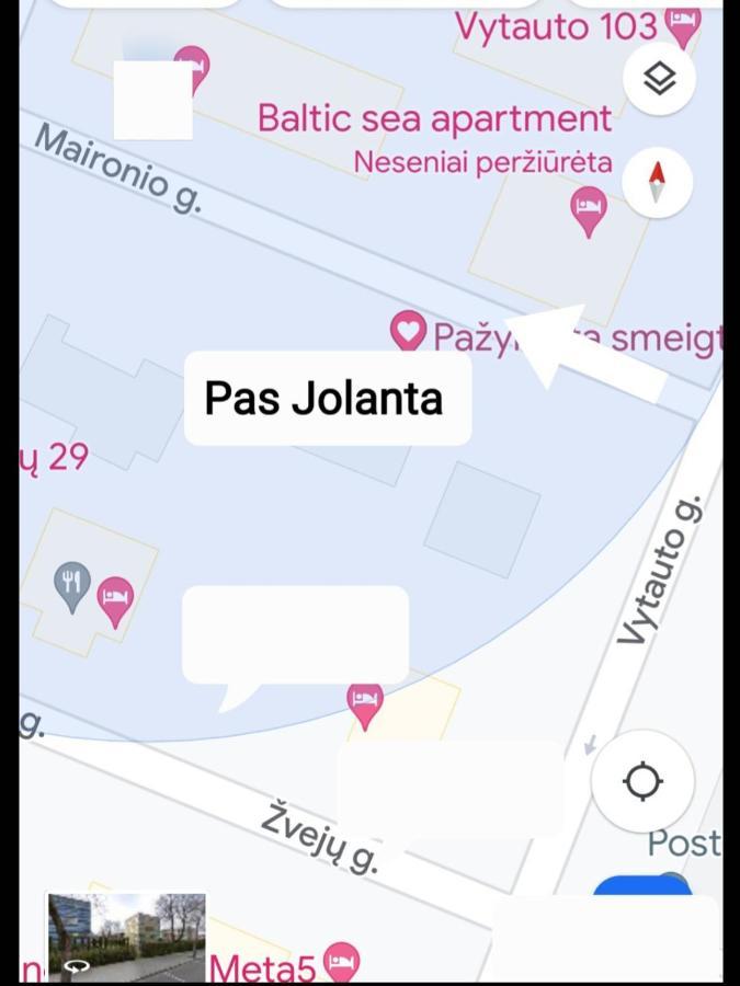 Pas Jolanta Apartment Palanga Exterior photo